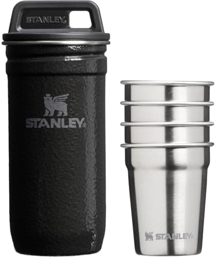 Stanley Adventure Pre-Party Nesting Shot Glass Set, 4 x 2 oz