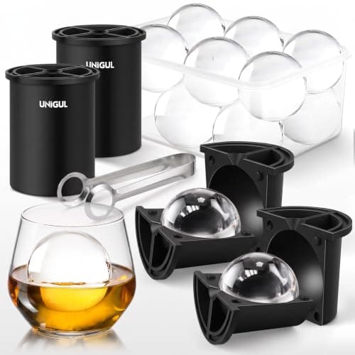 Clear Ice Ball Maker, 2.5-Inch Stainless Mold