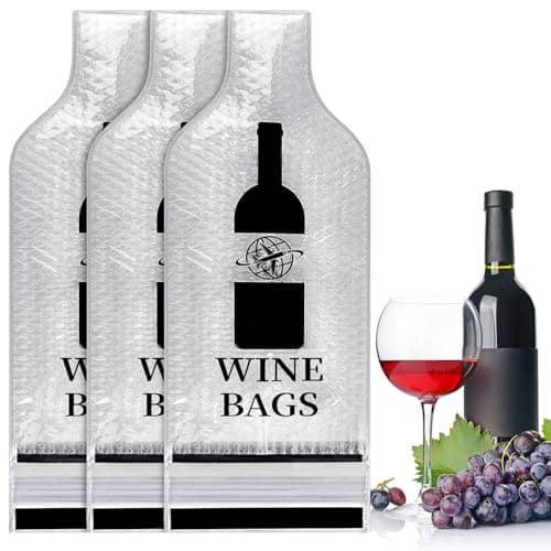 COIDEA Leak-Proof Bottle Travel Sleeves, 19 x 7 in, 3 pack