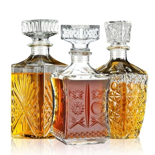Crystal Spirits Decanter Set of 3
