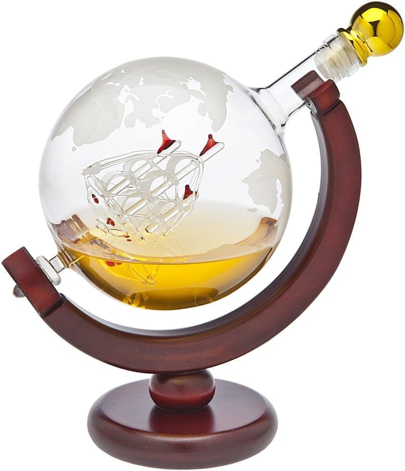 Godinger Whiskey Decanter Globe, 850 ml
