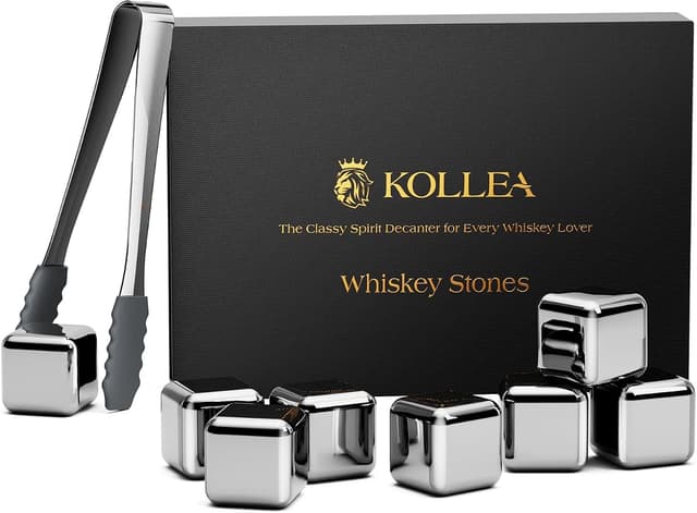 Kollea Stainless Steel Chilling Rocks, 8-Pack