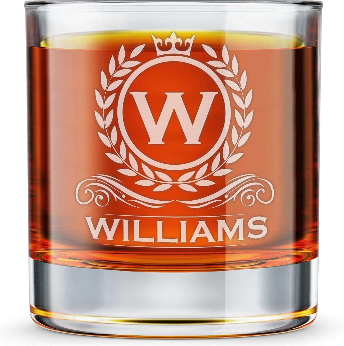 Personalized Monogram Rocks Glass, 10.25 oz