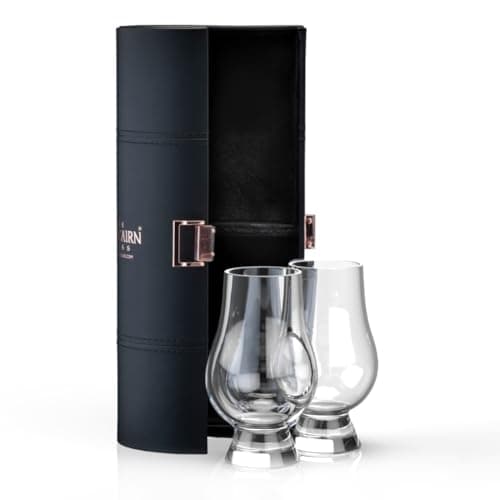 Glencairn Whisky glass gift set of 2 in a travel case