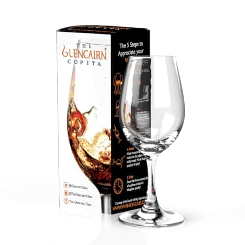 Glencairn Copita tasting glass in a gift carton