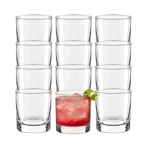 Libbey 917CD heavy base rocks glasses, set of 12
