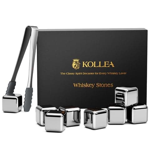Kollea Stainless Steel Chilling Rocks, 8-Pack