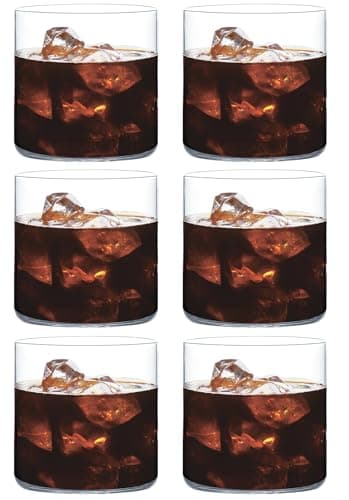 Toyo-Sasaki Glass B-09127CS Usuhari Rock Glass, 12.8 fl oz, set of 6
