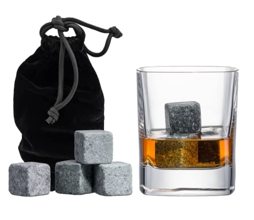 Quiseen Beverage Chilling Stones, Set of 9 Soapstone