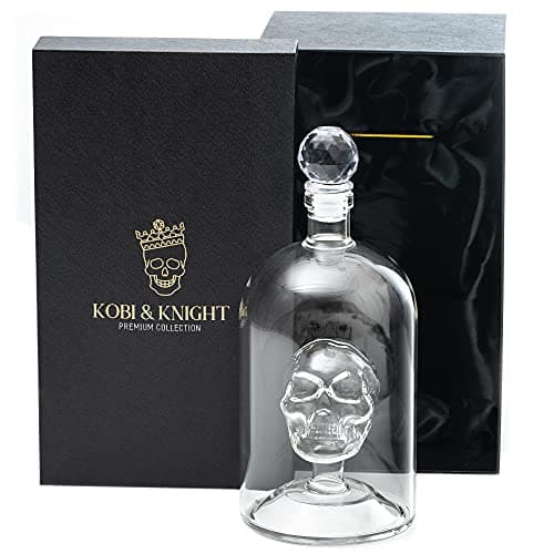 Kobi & Knight Premium Skull Decanter, 25 fl oz