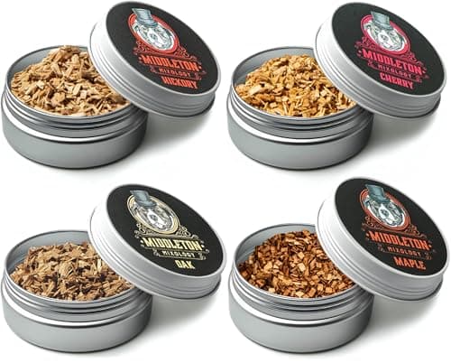 Middleton Mixology SmokeTop 4 Pack of Cocktail Smoker Wood Chips