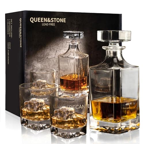 Square 25 oz Decanter Set with 2 Glasses