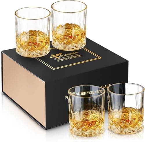 Hlukana Old Fashioned Glasses, Set of 4, 11 oz