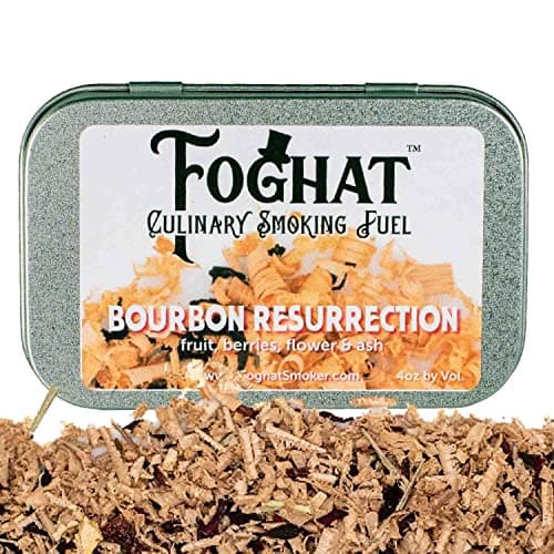 Foghat Cocktail Smoker Cocktail Smoker Wood Chips, Bourbon Barrel Oak and Ash, 4 oz
