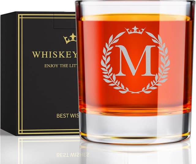 Personalized Monogrammed Rocks Glasses, 10.6 oz